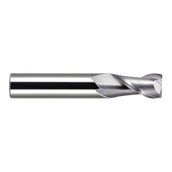 Gnrl Purpose End Mill, Carbide, Sqr, 3/8x1", Number of Flutes: 2