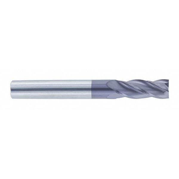 Gnrl Purpose End Mill, Carbide, Sqr, 3/8x1", Shank Dia.: 3/8"