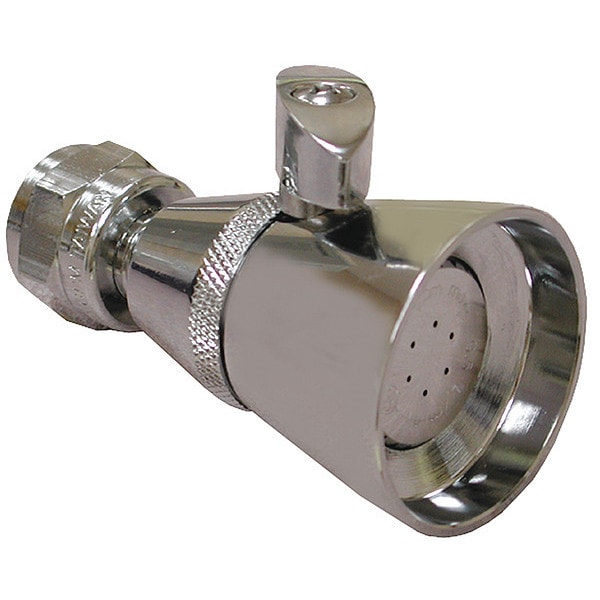 Shower Head, 2 1/8", Adj, Brass