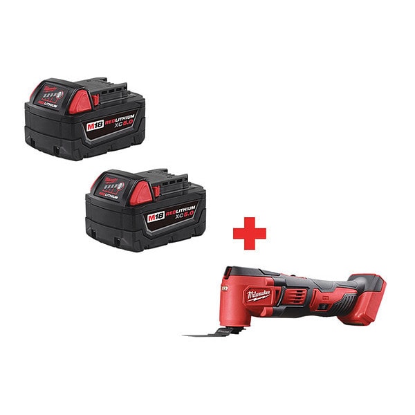 M18 Cordless Multi-Tool + M18 XC5.0 Extended Capacity Battery 2-Pack