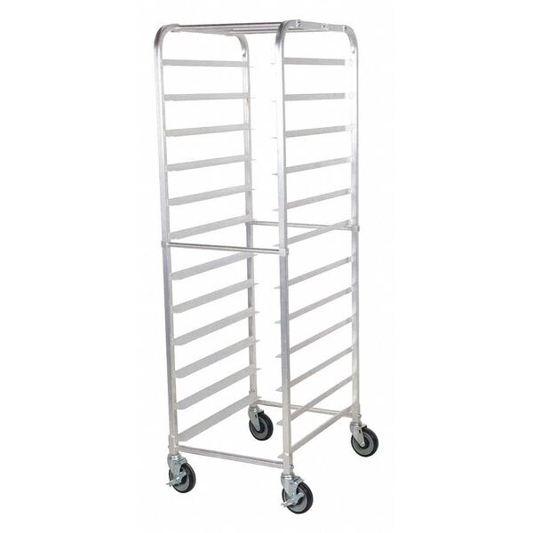 Pan Rack, Aluminum, 12Tray Cap, End Loading