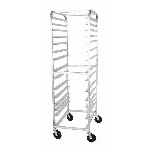 Pan Rack, Aluminum, 15Tray Cap, End Loading