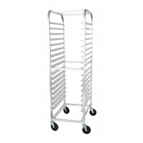 Pan Rack, Aluminum, 18Tray Cap, End Loading