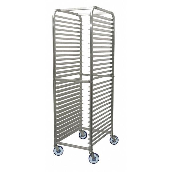 Pan Rack, Aluminum, 30Tray Cap, End Loading