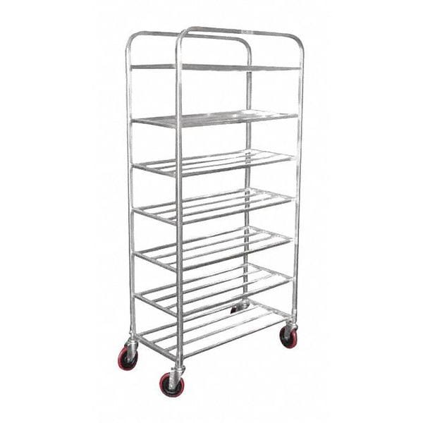 Shelf Universal Cart, Aluminum, 7, Shelf