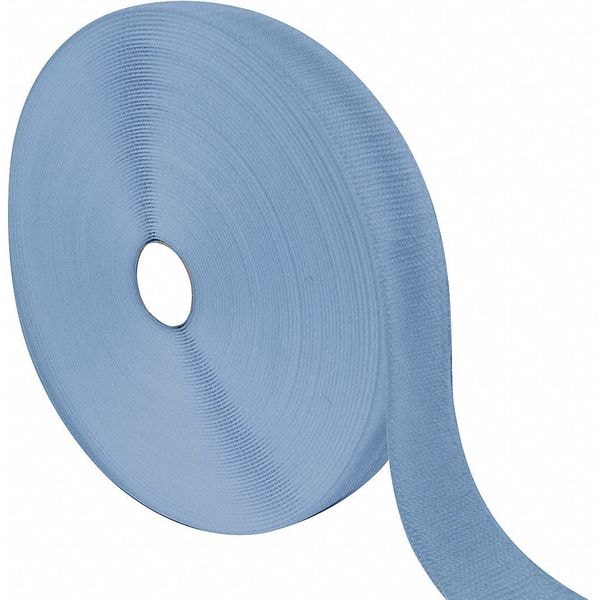 Reclosable Fastener, No Adhesive, 75 ft, 1 in W, Blue
