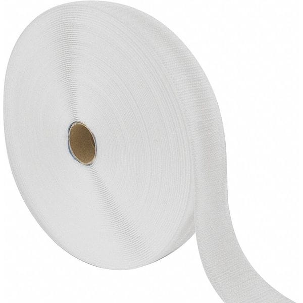 Reclosable Fastener, No Adhesive, 75 ft, 1 in W, White
