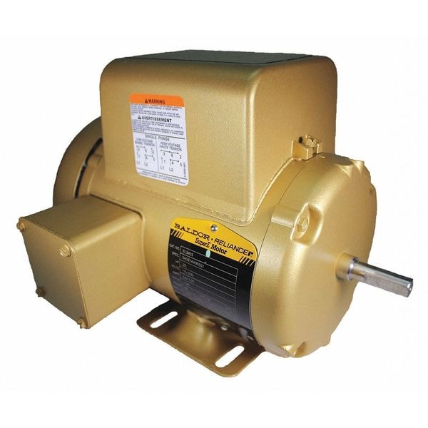 Capacitor-Start/Run General Purpose Motor, 1/4 hp HP, 115/230V AC Voltage, 48 Frame