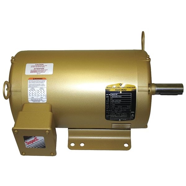 Three-Phase General Purpose Motor, 7 1/2 HP, 184TC Frame, 208-230/460V AC Voltage