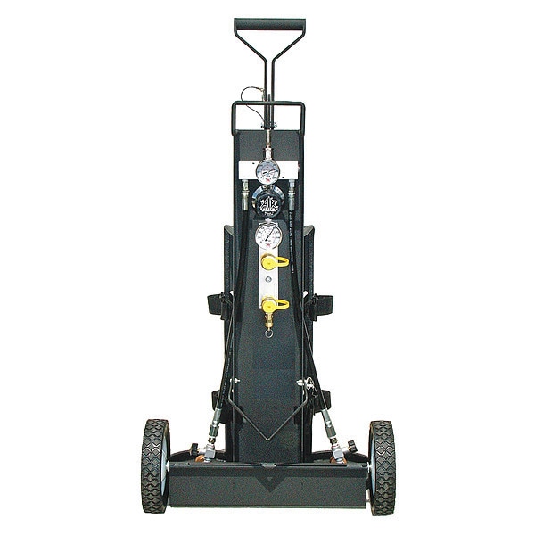 Air Cylinder Cart, 2 Cylinders, 4500 psi