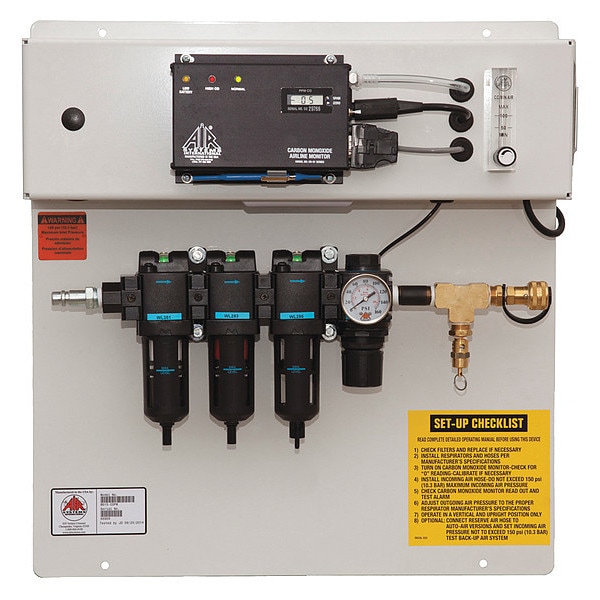 Breathing Air Filtration System, 125 psi