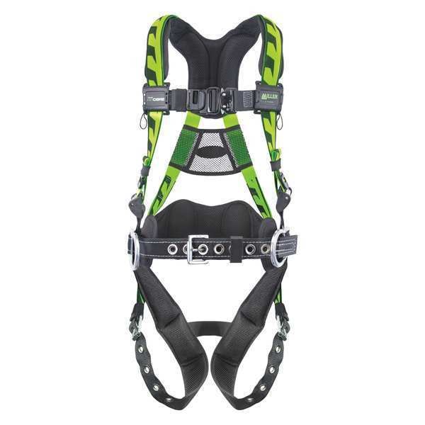 AirCore(TM) Full Body Harness, L/XL, 400 lb., Quick-Connect Chest/ Tongue Leg Straps