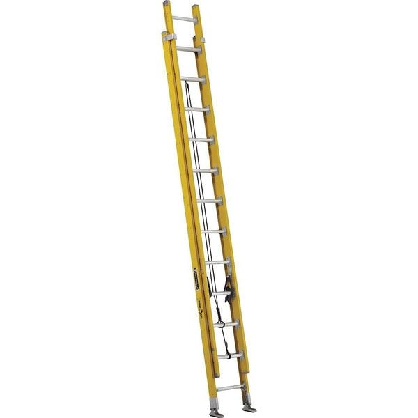 24 ft Fiberglass Extension Ladder, 375 lb Load Capacity
