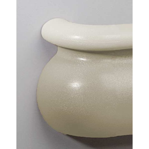 Left Handrail Return, Eggshell, 3-3/16In.