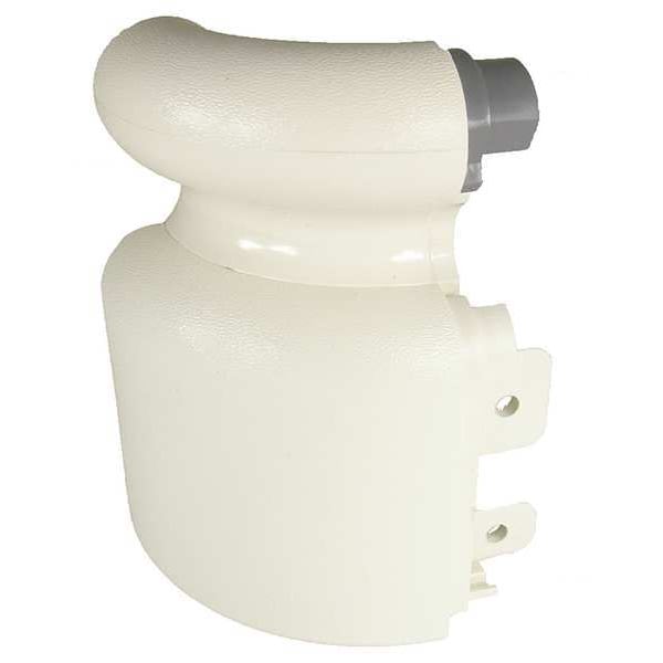 Left Handrail Return, Ivory, 3-1/8In.