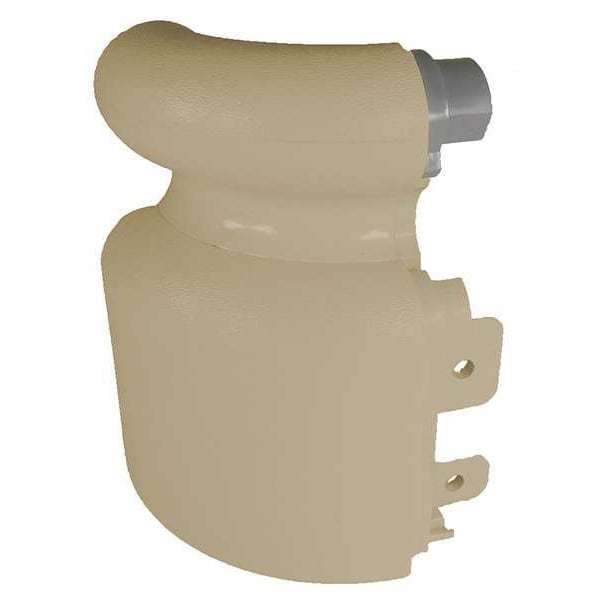 Left Handrail Return, Tan, 3-1/8In.