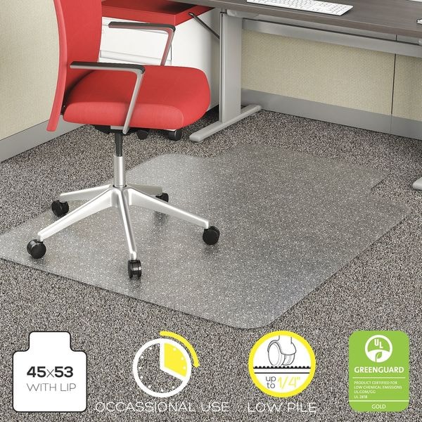 Chair Mat, Traditional Lip, 45 x 53 In.