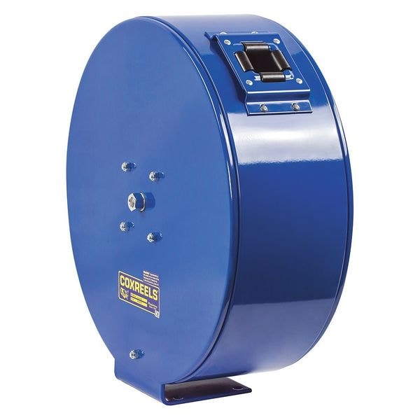 Spring Return Hose Reel, 3/8 in Hose Diameter, 50 ft Length, 300 psi Max. Pressure, Brass