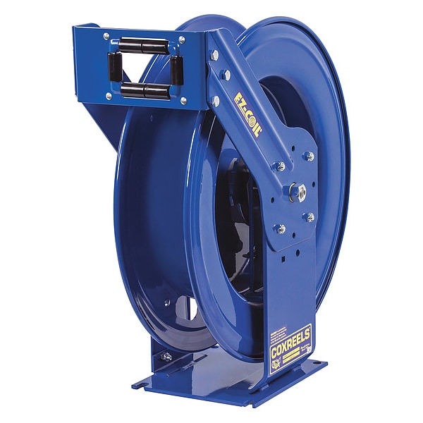 Spring Return Hose Reel, 3/4 in Hose Diameter, 50 ft Length, 300 psi Max. Pressure, Stainless Steel