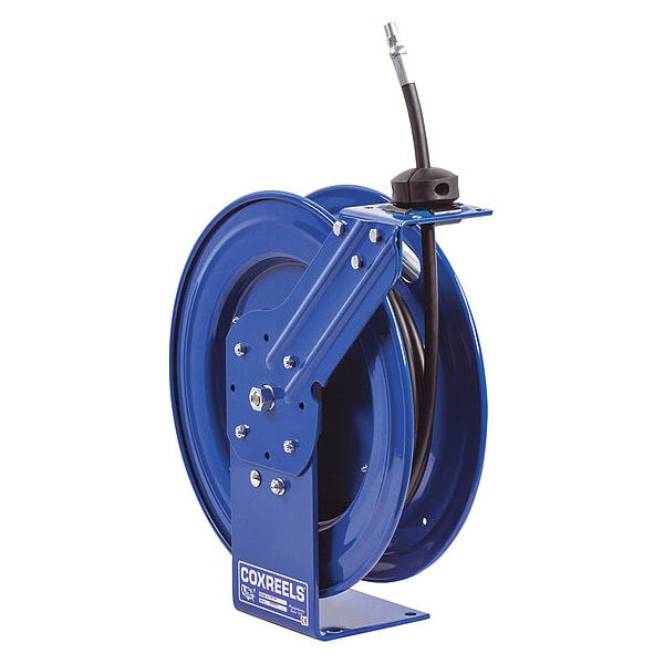 Spring Return Hose Reel, 3/8 in Hose Diameter, 25 ft Length, 4,000 psi Max. Pressure