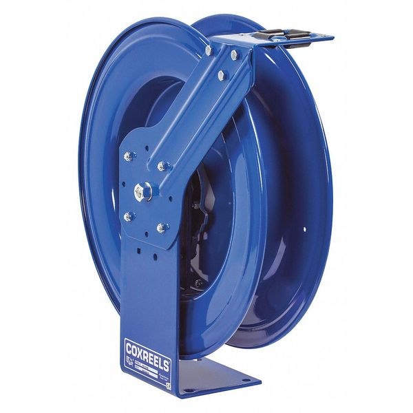 Air Driven Hose Reel, 1/2" Hose Diameter, 30 ft. Length, Carbon Steel