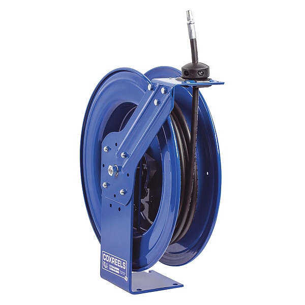 Spring Return Hose Reel, 1/4 in Hose Diameter, 40 ft Length, 5,000 psi Max. Pressure