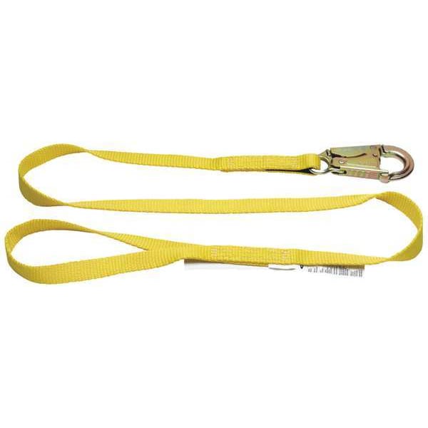 Positioning/Restraint Lanyard, 6 ft. Length, Loop, 1 Leg(s)