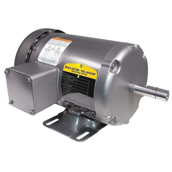Three-Phase General Purpose Motor, 3/4 HP, 56 Frame, 230/460V AC Voltage, 3,450 Nameplate RPM