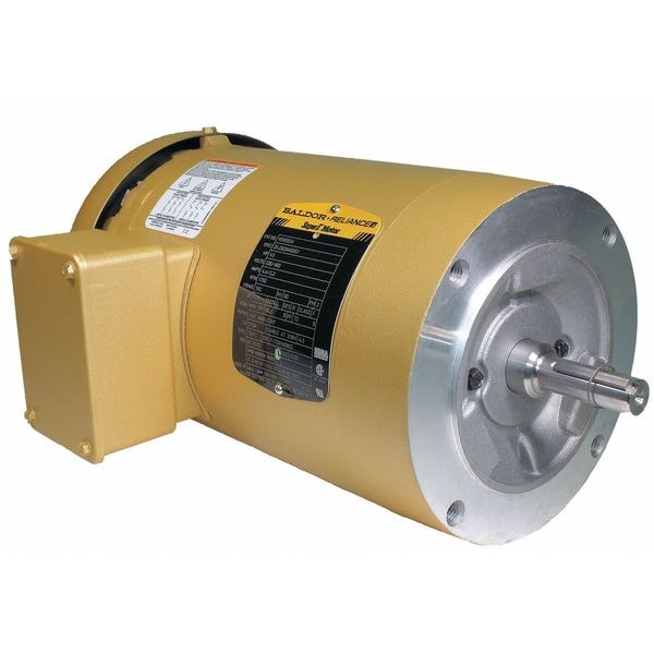 Three-Phase General Purpose Motor, 1 1/2 HP, 56C Frame, 208-230/460V AC Voltage