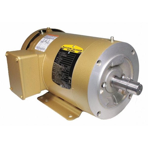 Three-Phase General Purpose Motor, 1 1/2 HP, 143TC Frame, 230/460V AC Voltage