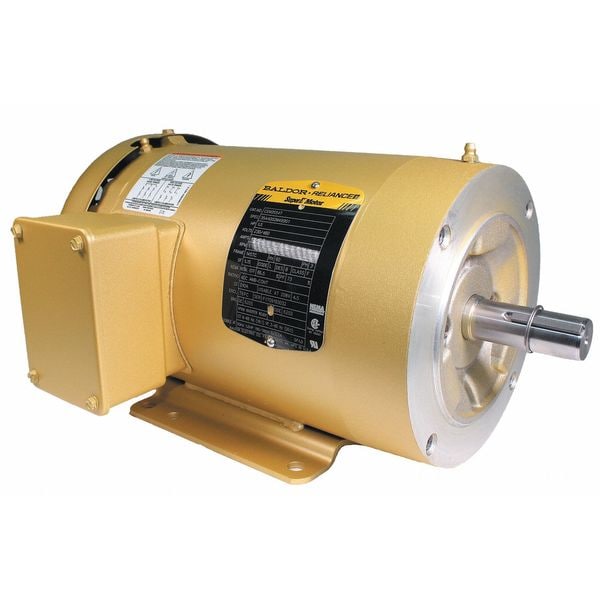 Three-Phase General Purpose Motor, 1 1/2 HP, 145TC Frame, 208-230/460V AC Voltage