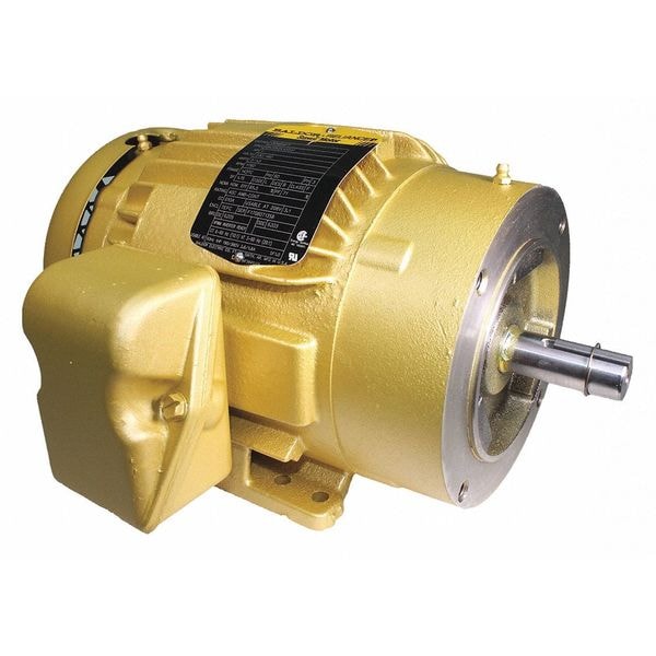 Three-Phase General Purpose Motor, 1 HP, 143TC Frame, 208-230/460V AC Voltage, 13 in Overall Length
