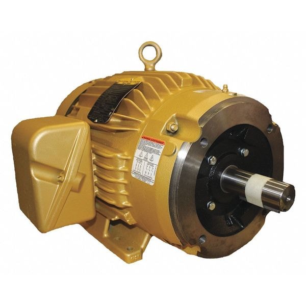 Three-Phase General Purpose Motor, 10 HP, 215TC Frame, 230/460V AC Voltage, 3490 rpm Nameplate RPM
