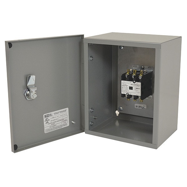 Nema 1, 3-Pole, 600V, 30Ampmx, 208/240V-Coil