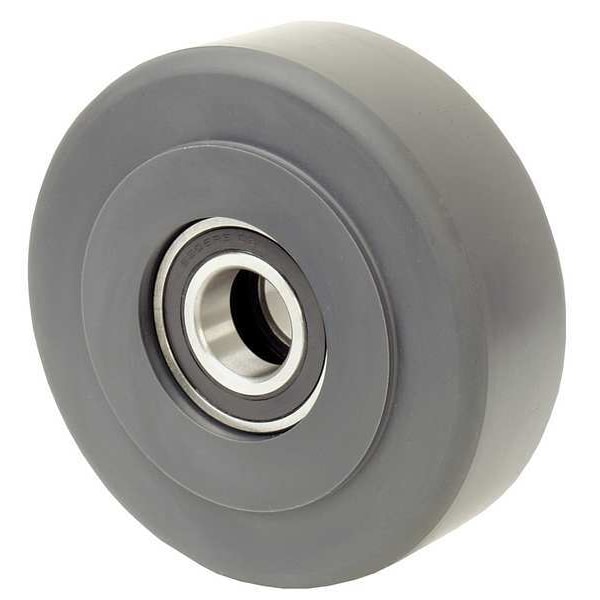 Caster Wheel, Nylon, 4 in. Dia., 2000 lb.