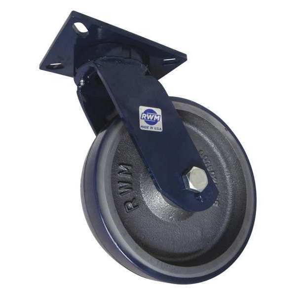 Swivel, w/10x3" Urethane on Iron Wheel