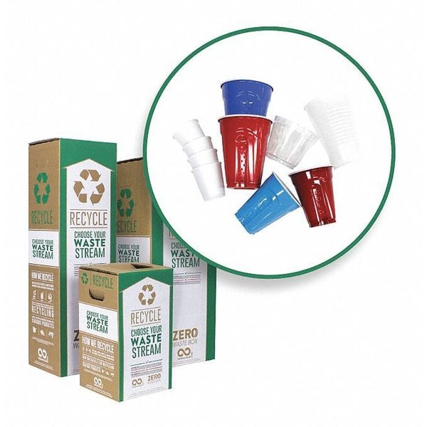 Rigid Plastic Cups Box, L No.6