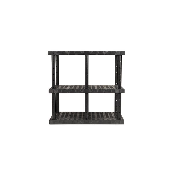 Dura-Shelf Adjustable Grid Top, 24 in D, 48 in W, 48 in H, 3 Shelves
