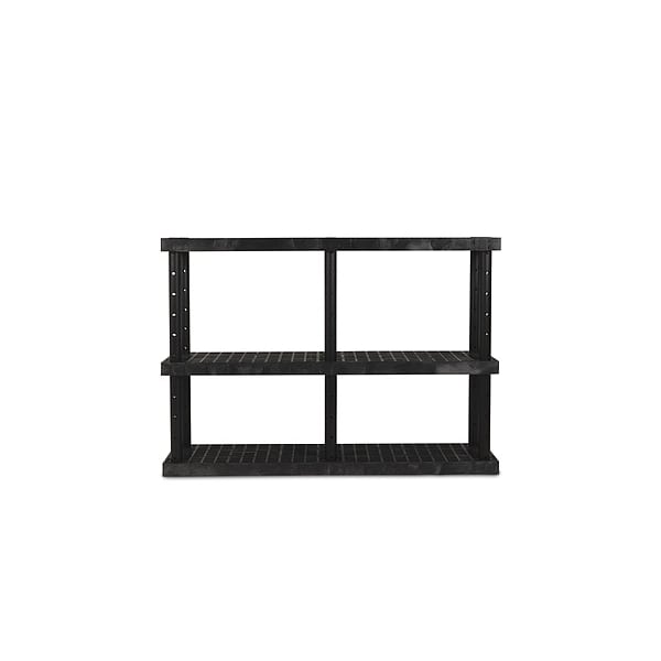 Dura-Shelf Adjustable Grid Top, 16 in D, 66 in W, 48 in H, 3 Shelves