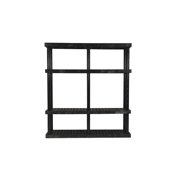 Dura-Shelf Adjustable Grid Top, 16 in D, 66 in W, 72 in H, 4 Shelves