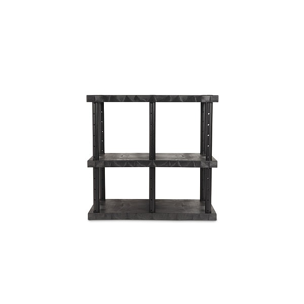 Dura-Shelf, Adjst, Solid Top, 48 x 24, 48" H