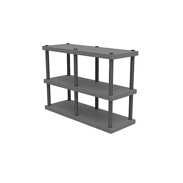 Dura-Shelf, Adjst, Solid Top, 66 x 24, 48" H