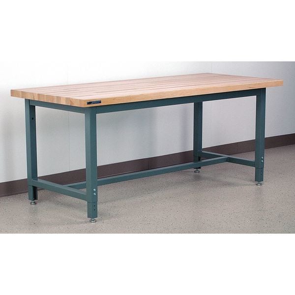 Bolted Workbenches, 48" W, Adjustable Height, 1000 lb.