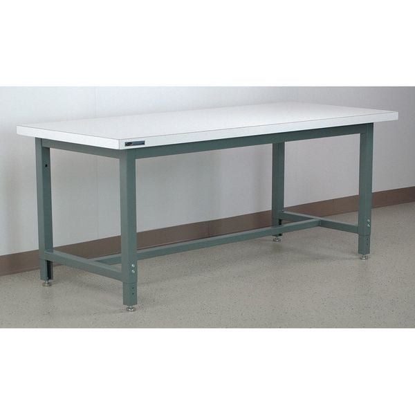 Bolted Workbenches, 48" W, Adjustable Height, 1000 lb.