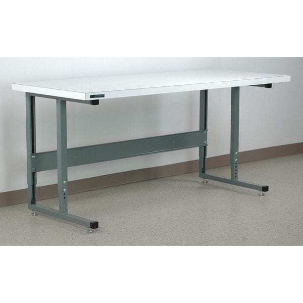 Bolted Workbenches, 48" W, Adjustable Height, 1000 lb.