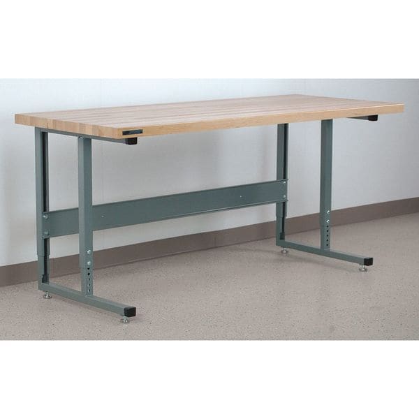 Bolted Workbenches, 48" W, Adjustable Height, 1000 lb.