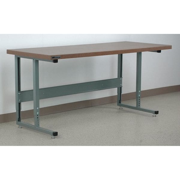 Bolted Workbenches, 60" W, Adjustable Height, 1000 lb.