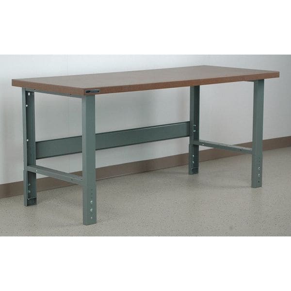Bolted Workbenches, 48" W, Adjustable Height, 3500 lb.