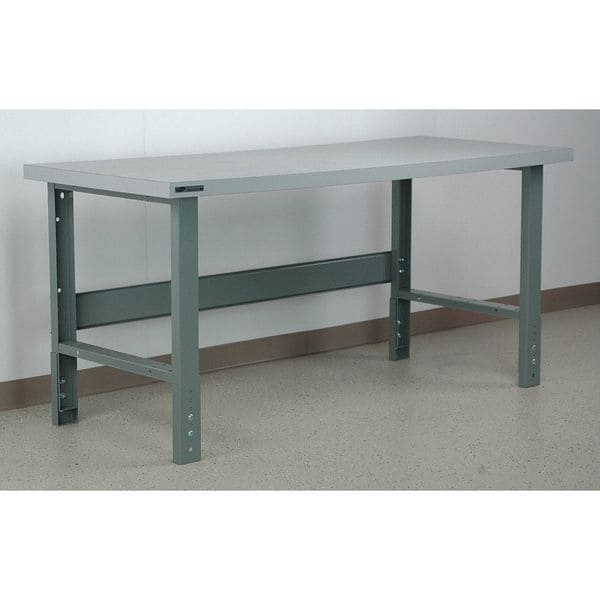 Bolted Workbenches, 48" W, Adjustable Height, 3500 lb.