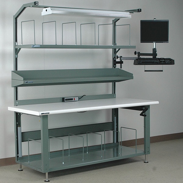 Packing Work Bench, 72" W, 28" to 40" Height, 1000 lb.